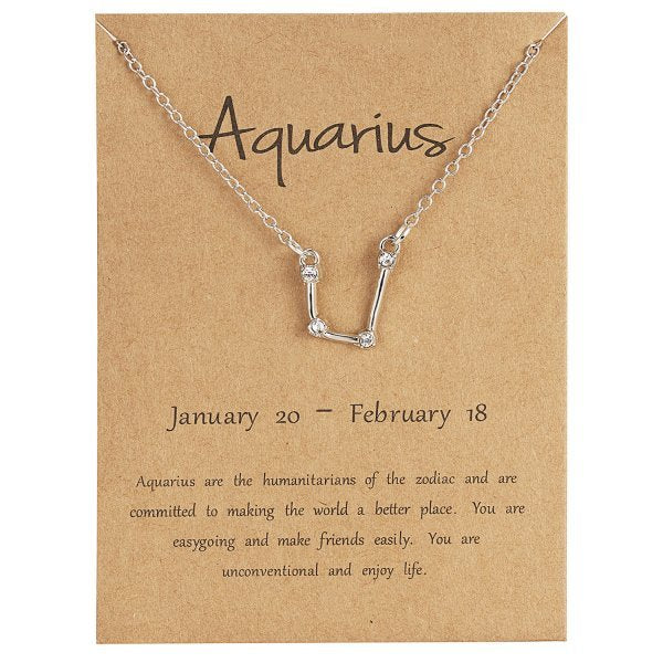 Zodiac Constellation Necklace