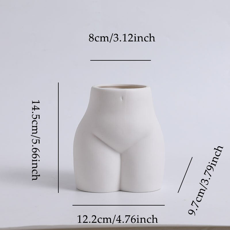 Modern Ceramic Body Art  Vase