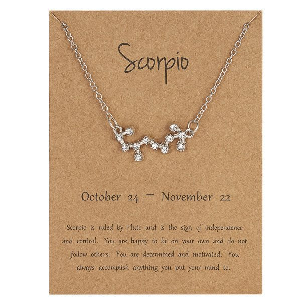 Zodiac Constellation Necklace