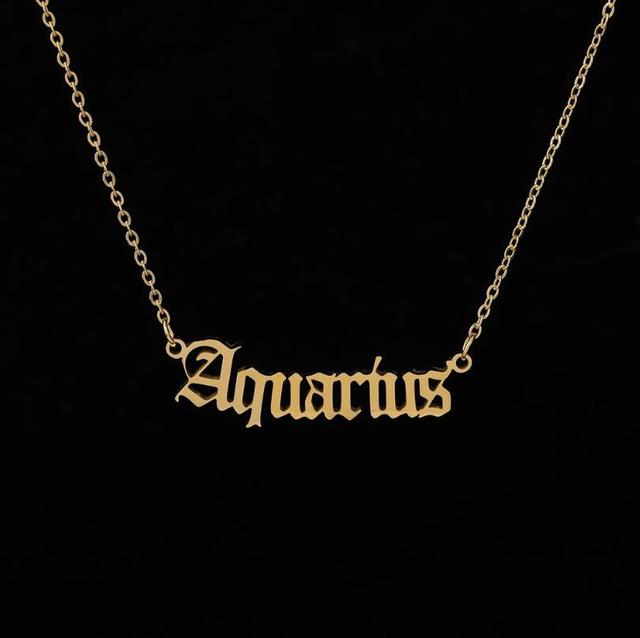 Silver Horoscope Necklace