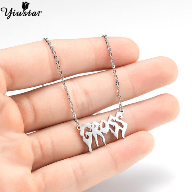 Silver Horoscope Necklace