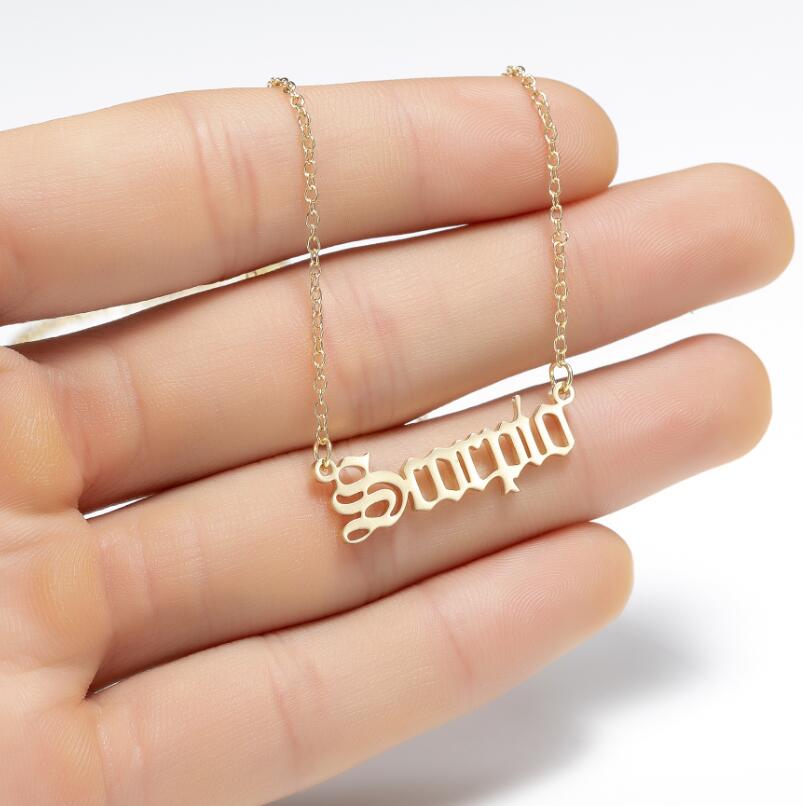 Silver Horoscope Necklace