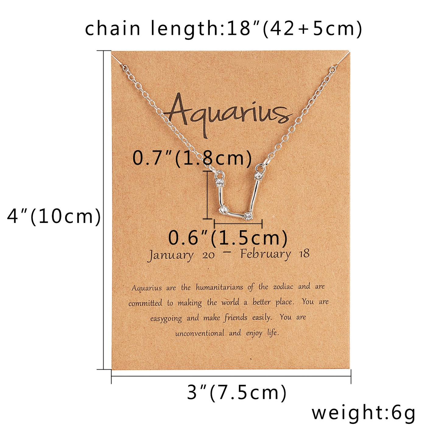 Zodiac Constellation Necklace