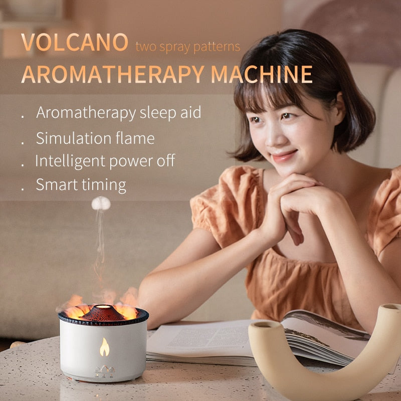 Flame Aroma Diffuser Essential Oil 250ml