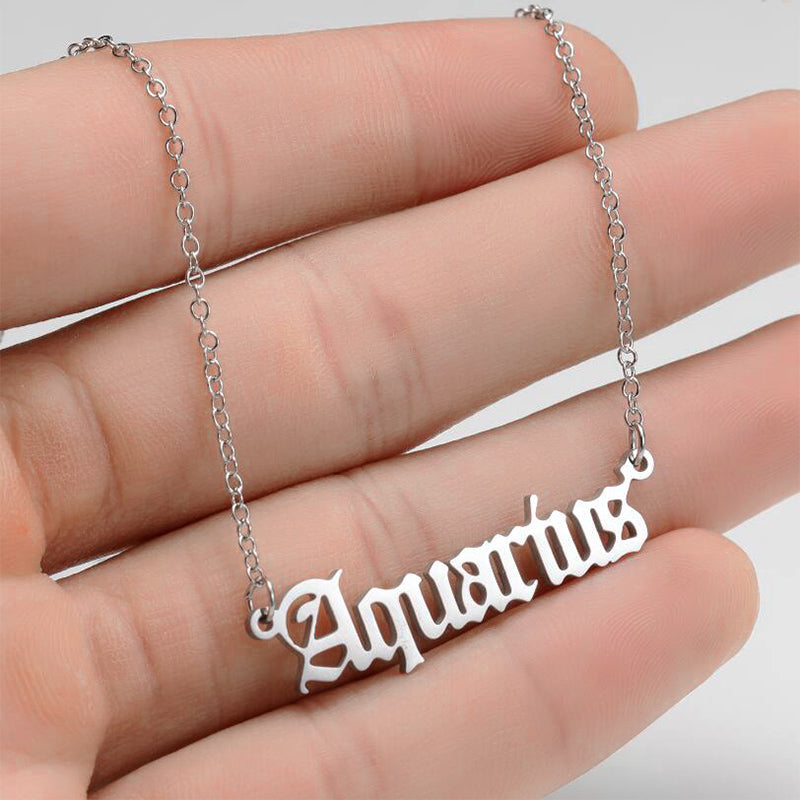 Silver Horoscope Necklace