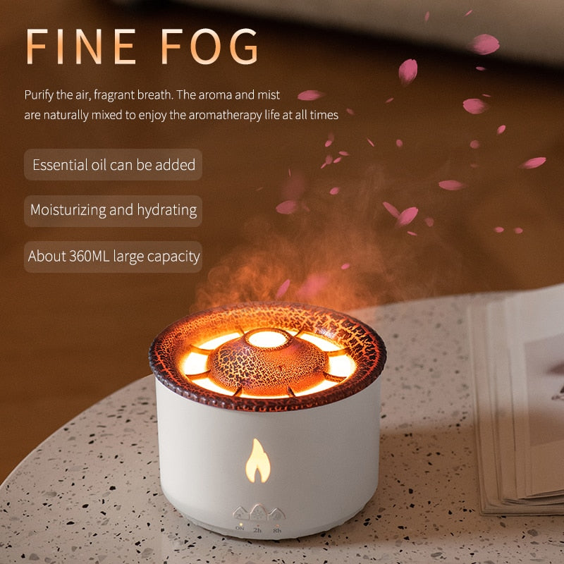 Flame Aroma Diffuser Essential Oil 250ml