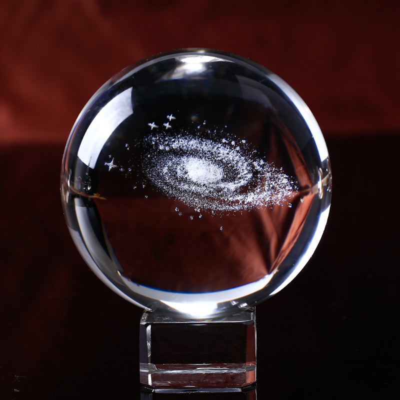 Galaxy Miniature 3D Crystal Ball