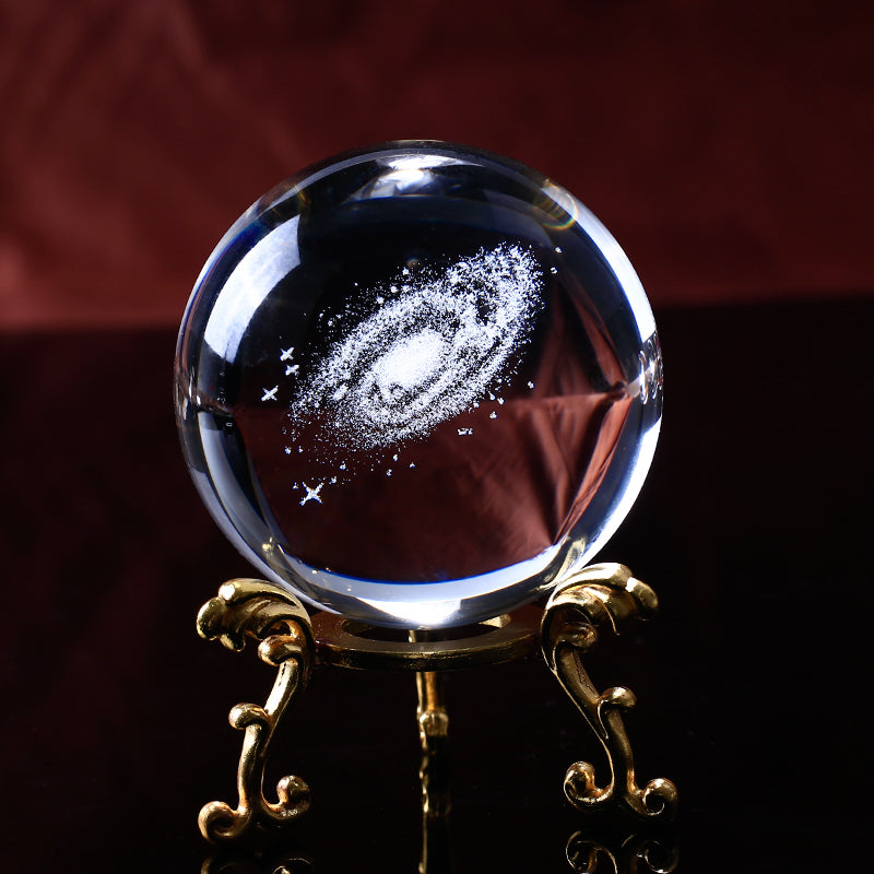 Galaxy Miniature 3D Crystal Ball